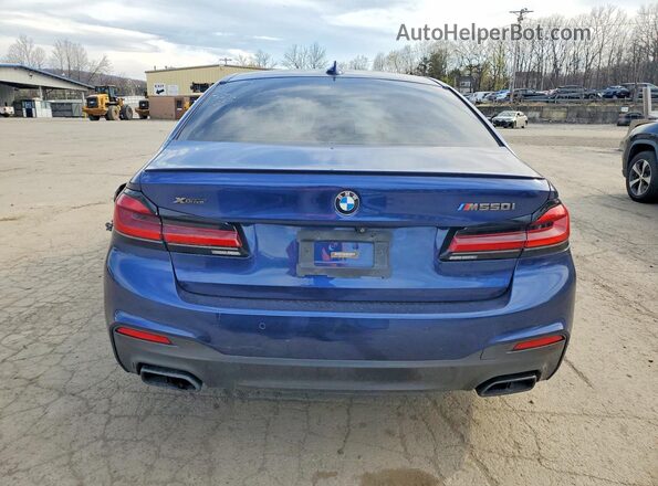 WBAJB9C5XJB286100 2018 BMW M5 Blue Vista interior delantera