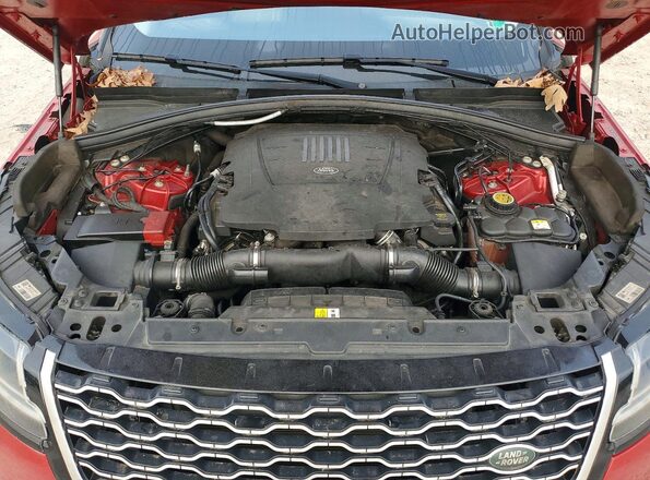 SALYB2RV6JA769923 2018 LAND ROVER RANGE Red VIN კოდის სტიკერის ხედი