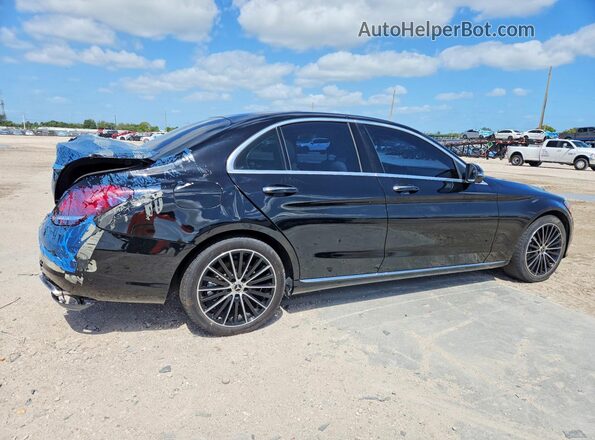 W1KWF8DB0MR651185 2021 MERCEDES-BENZ C Black წინა მარჯვენა