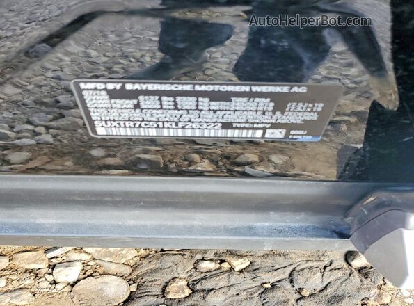 5UXTR7C51KLF26322 2019 BMW X3 Черный Вид наклейки с VIN-кодом
