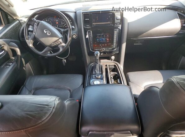 JN8AZ2AF6M9715797 2021 INFINITI QX80 Black Вид щитка приладів