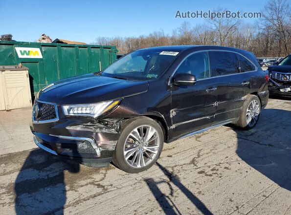 5J8YD4H52JL017902 2018 ACURA MDX Brown 
