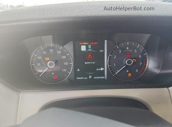 SALYK2FV4LA283702 2020 LAND ROVER RANGE ROVER White Հետևի նստատեղերի տեսք