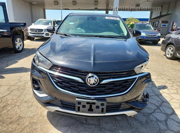KL4MMCSL9NB038475 2022 BUICK ENCORE Black Вид ззаду