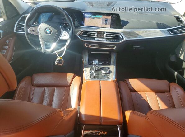 5UXCW2C50KLB43791 2019 BMW X7 Gray ხელსაწყოთა პანელის ხედი