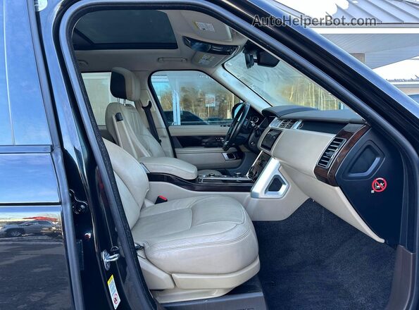 SALGS2SV7KA516858 2019 LAND ROVER RANGE Black უკანა ხედი