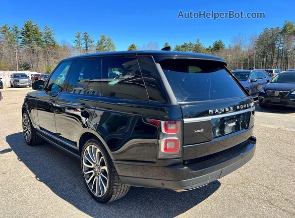 SALGS2SV8KA517596 2019 LAND ROVER RANGE ROVER Черный Задняя правая четверть
