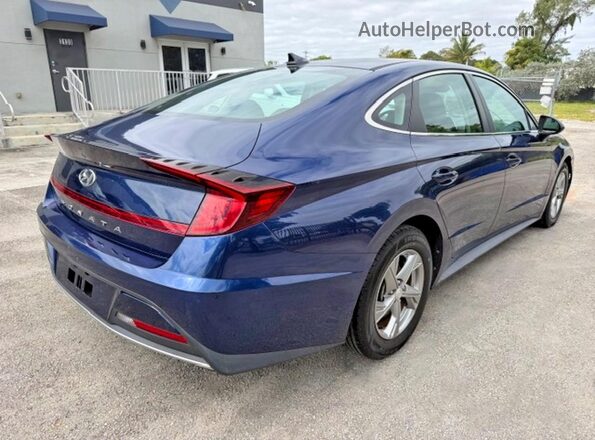 5NPEG4JA4MH074658 2021 HYUNDAI SONATA Blue 