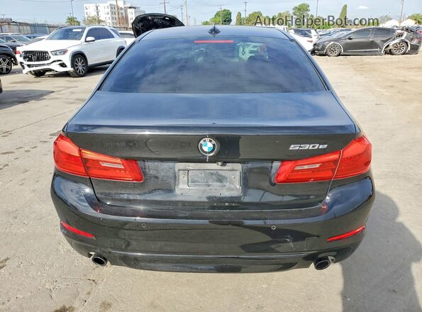 WBAJA9C52KB399446 2019 BMW 5 SERIES Черный Вид салона спереди