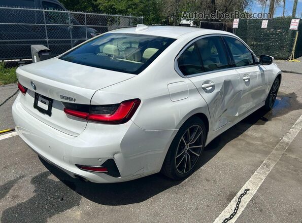 3MW5R7J02M8C01491 2021 BMW 3 SERIES White Delantero derecho