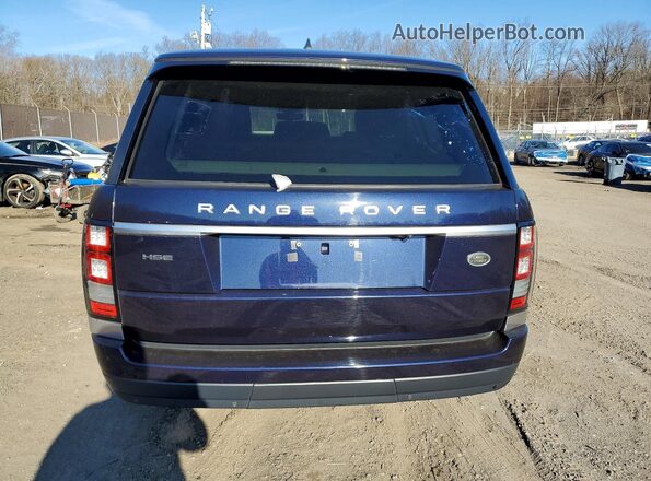 SALGS2FVXHA374475 2017 LAND ROVER RANGE Синий Вид салона спереди