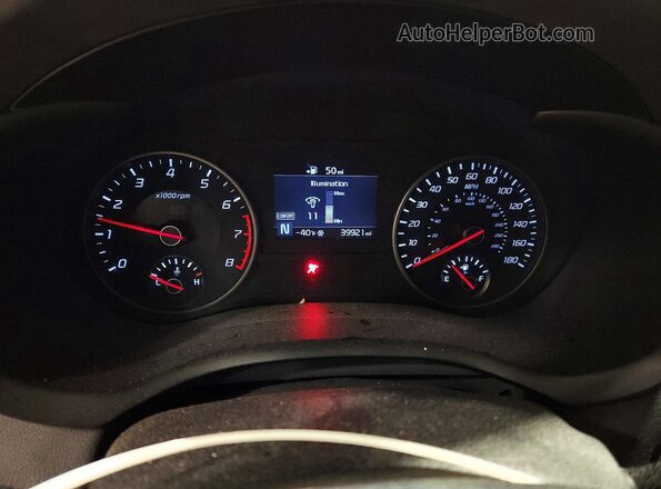 KNAE35LC5K6060207 2019 KIA STINGER White Widok tylnych siedzeń