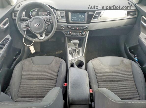 KNDCB3LC0K5246132 2019 KIA NIRO White Widok zestawu wskaźników