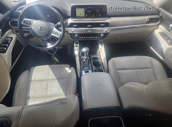 5XYP5DHC0LG033312 2020 KIA TELLURIDE Gray Սարքավորումների վահանակի տեսք