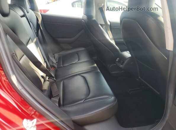 5YJ3E1EA4JF007090 2018 TESLA MODEL Red 