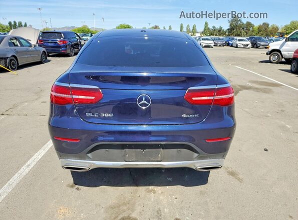 WDC0J4KB6HF157618 2017 MERCEDES-BENZ GLC-CLASS Blue Вид салону спереду