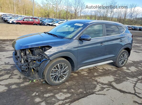 KM8J3CAL9MU406780 2021 HYUNDAI TUCSON Серый Задняя левая четверть