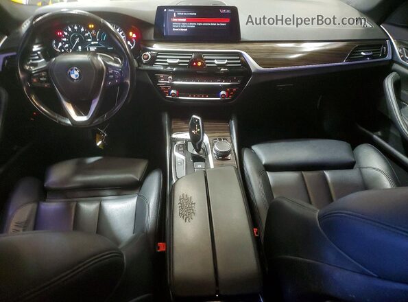 WBAJA9C50KB389739 2019 BMW 5 SERIES Black Vista del cuadro de instrumentos