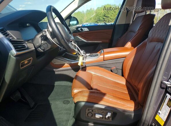 5UXCW2C50KLB43791 2019 BMW X7 Gray წინა პანელის ხედი