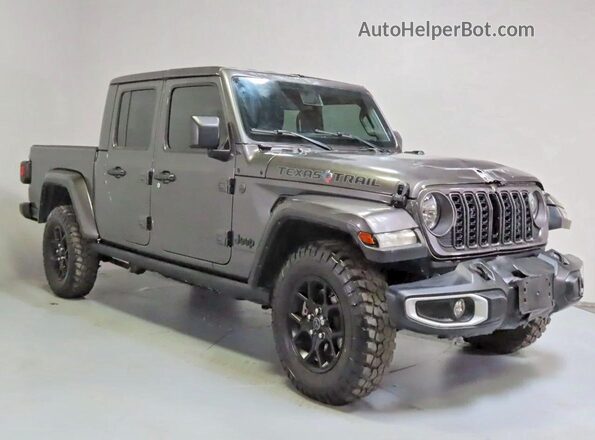 1C6HJTAG8RL130673 2024 JEEP GLADIATOR Charcoal Rear left