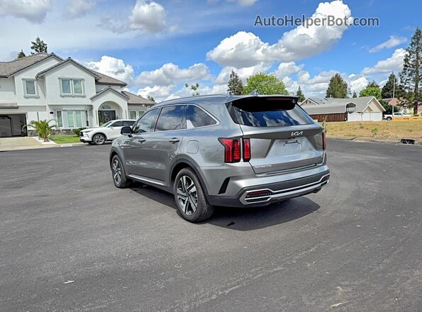 KNDRHDLGXR5258767 2024 KIA SORENTO Gray Передня права чверть