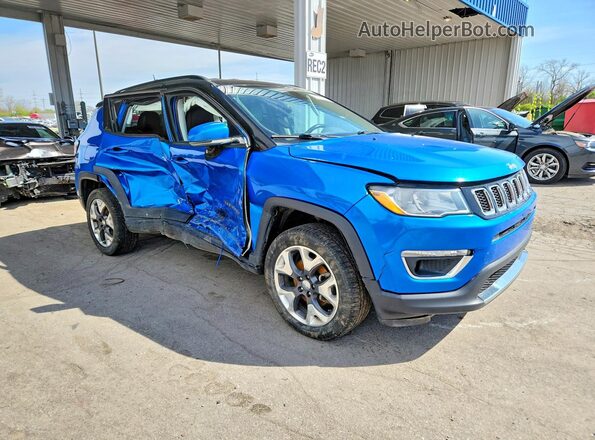 3C4NJDCB6LT138902 2020 JEEP COMPASS Blue Դիմացի տեսք