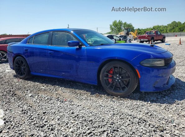 2C3CDXGJ8JH180001 2018 DODGE CHARGER Blue Դիմացի տեսք