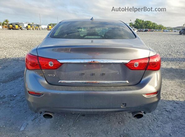 JN1EV7AR3HM830699 2017 INFINITI Q50 Gray 