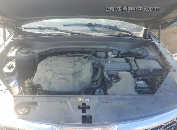 5XYP34HC4MG098607 2021 KIA TELLURIDE Black VIN კოდის სტიკერის ხედი