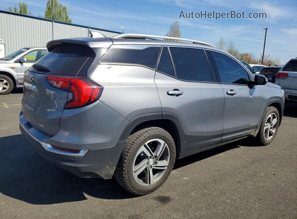 3GKALVEV6ML390743 2021 GMC TERRAIN Gray Delantero derecho