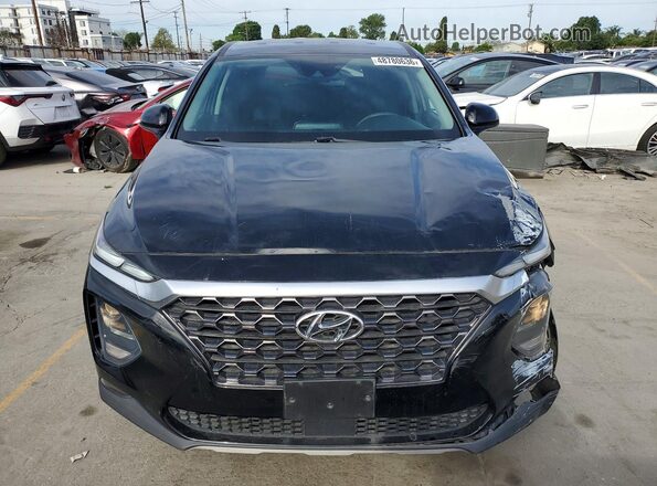 5NMS33AD8LH267605 2020 HYUNDAI SANTA Black Հետևի տեսք