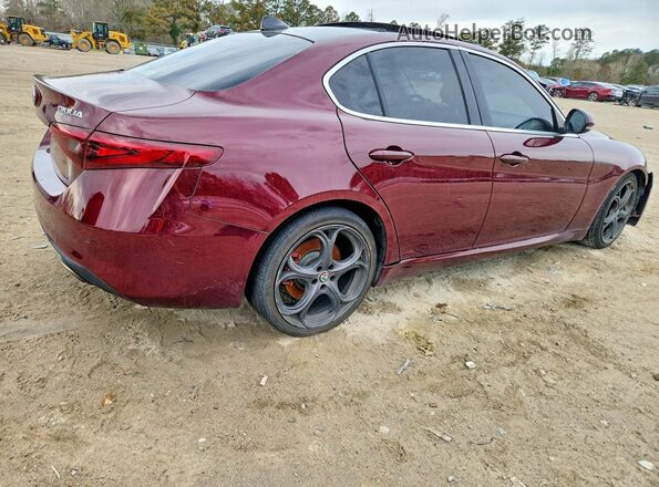 ZARFAEBN5H7558383 2017 ALFA ROMEO GIULIA Бордовый 