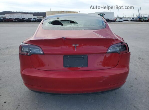 5YJ3E1EA9PF466561 2023 TESLA MODEL 3 Red 