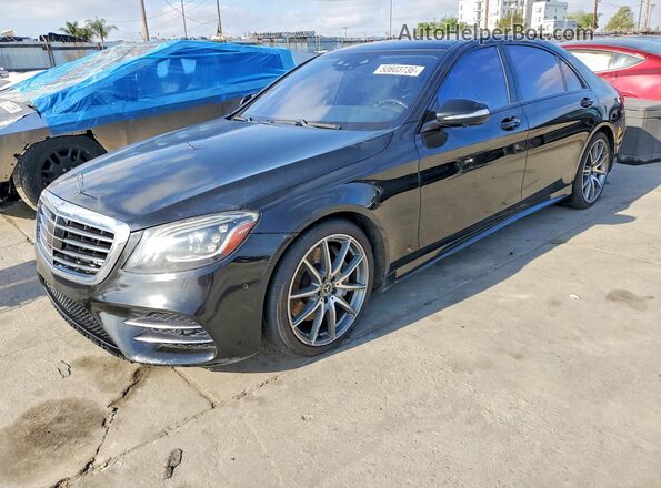 WDDUG8DB8JA409789 2018 MERCEDES-BENZ S Black უკანა მარცხენა