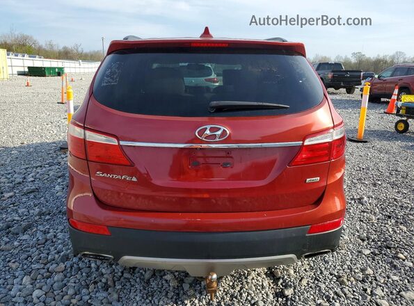 KM8SMDHF6GU143191 2016 HYUNDAI SANTA FE Red Widok wnętrza z przodu