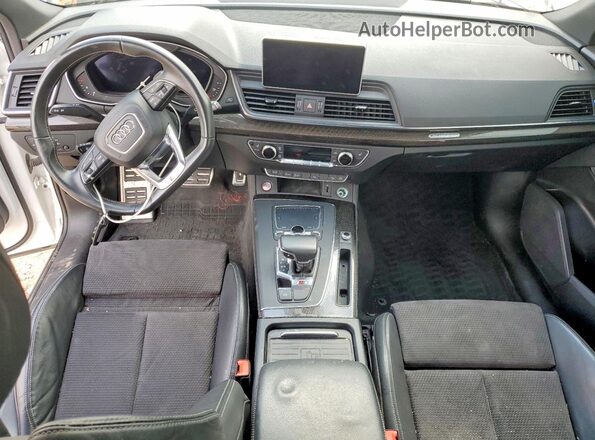 WA1B4AFY5K2040396 2019 AUDI SQ5 White Widok zestawu wskaźników
