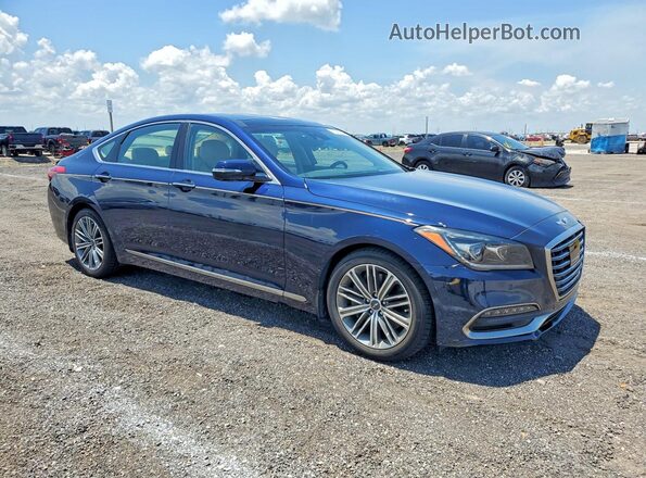 KMHGN4JE2JU269964 2018 GENESIS G80 Blue 