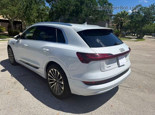 WA1VAAGE9KB023322 2019 AUDI E-TRON White Առջևի աջ