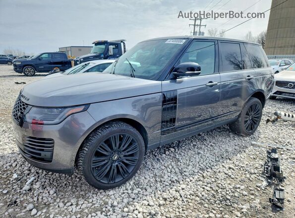 SALGS2RK8KA537651 2019 LAND ROVER RANGE ROVER Gray Задня ліва чверть