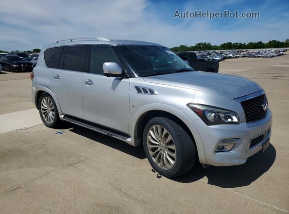 JN8AZ2NF7G9610586 2016 INFINITI QX80 Серебряный Вид спереди