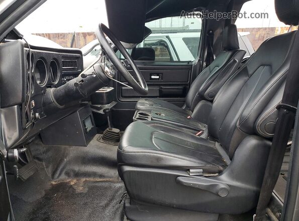 CKL186F176534 1976 CHEVROLET BLAZER Charcoal Front interior view