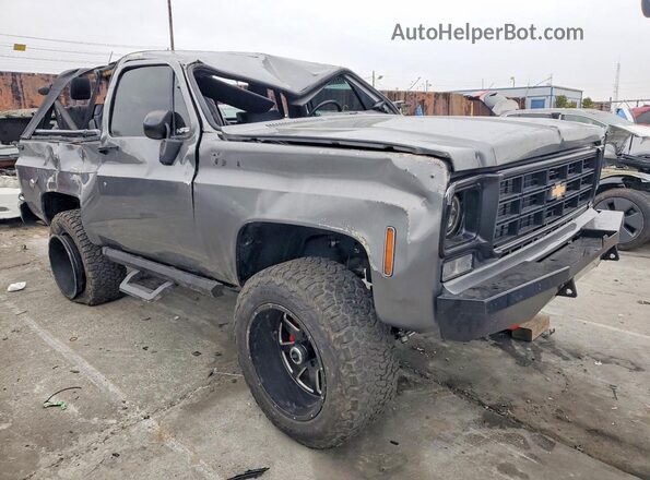 CKL186F176534 1976 CHEVROLET BLAZER Charcoal Front right