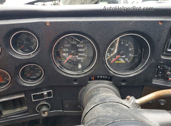 CKL186F176534 1976 CHEVROLET BLAZER Charcoal Instrument cluster view
