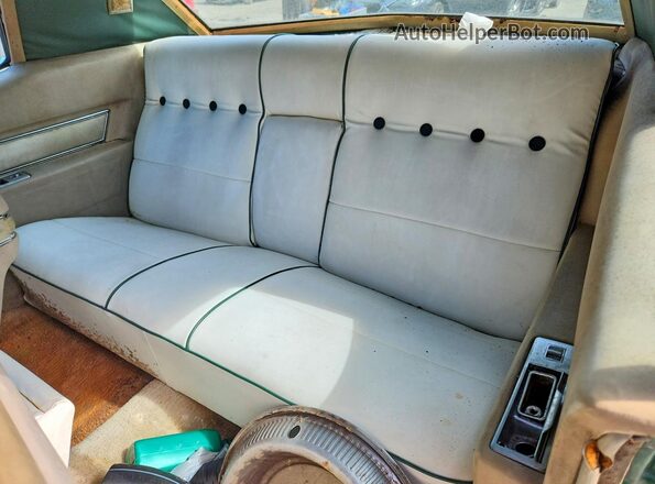 J0294148 1970 CADILLAC DEVILLE Зеленый Вид задних сидений