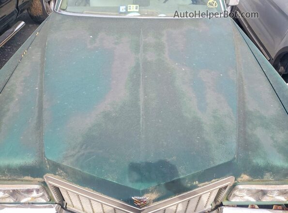 J0294148 1970 CADILLAC DEVILLE Зеленый Вид задней части салона
