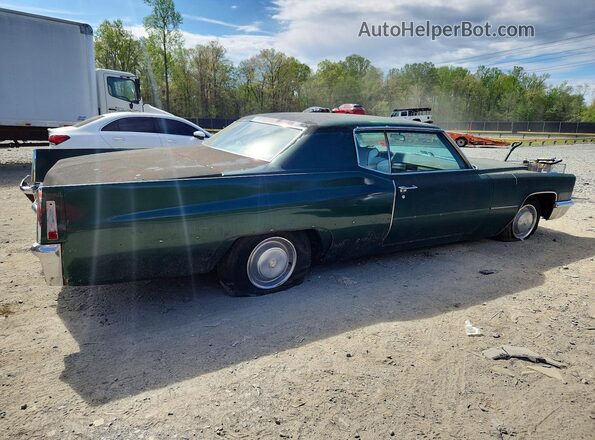 J0294148 1970 CADILLAC DEVILLE Зеленый Задняя правая четверть