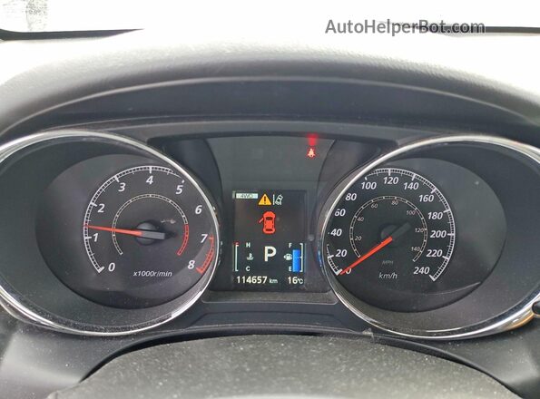 JA4AJ4AW1LU601064 2020 MITSUBISHI RVR Black Instrument cluster view