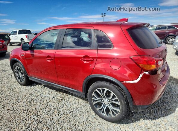 JA4AP3AW2HZ019218 2017 MITSUBISHI OUTLANDER Red Հետևի ձախ
