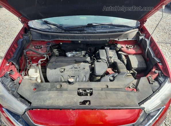 JA4AP3AW2HZ019218 2017 MITSUBISHI OUTLANDER Red Շարժիչի բաժամունքի տեսք