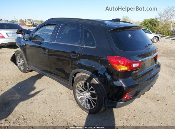 JA4AP4AW4JU019388 2018 MITSUBISHI OUTLANDER SPORT Black Հետևի ձախ